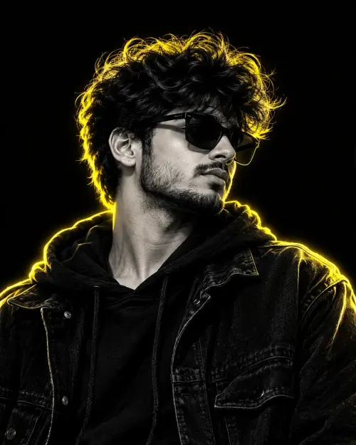 Neon Reign ⚡ | The Yellow Aura — AI Photo Editing Prompt on Faymas