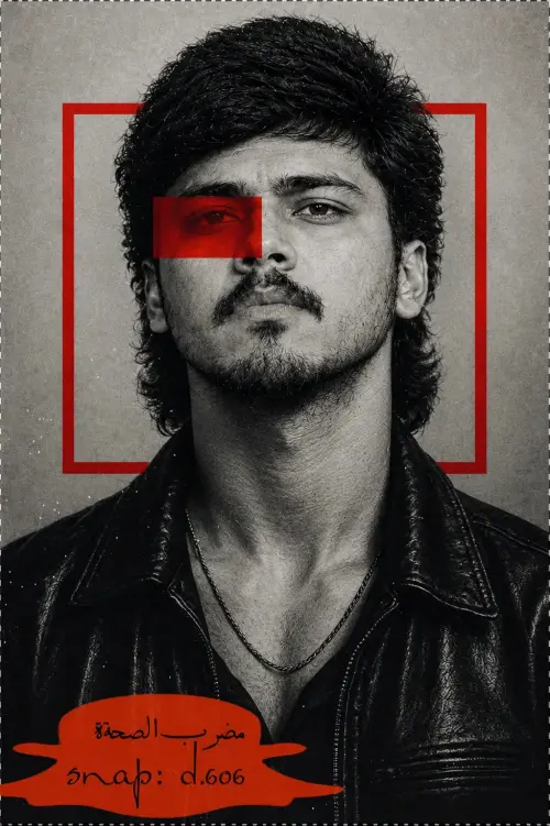 “Red-Eyed Rebel” — Gritty Monochrome Portrait — AI Photo Editing Prompt on Faymas