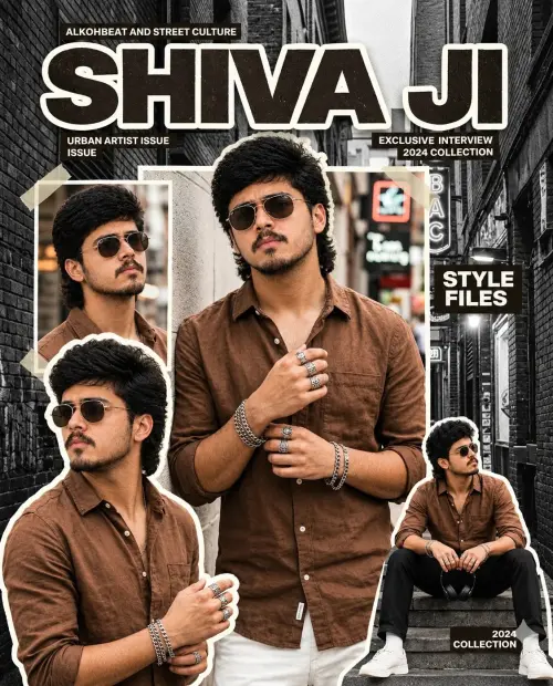 SHIVA JI – Urban Street Style Magazine Cover — AI Photo Editing Prompt on Faymas