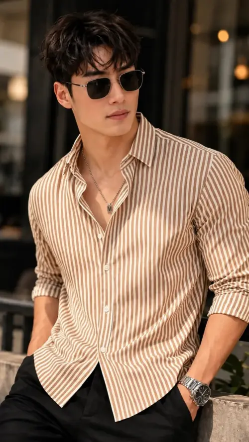 Photorealistic Luxury Café Fashion Shoot — AI Photo Editing Prompt on Faymas
