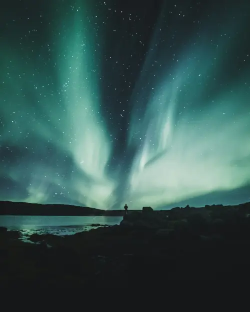 Lofoten Islands Winter Aurora Borealis — AI Photo Editing Prompt on Faymas
