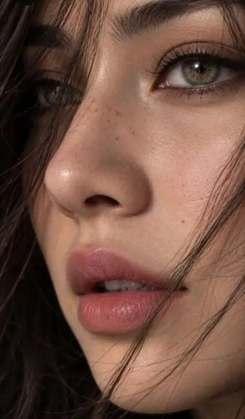 **Prompt: Ultra-Realistic Beauty — Extreme Close-Up Portrait, 8K** — AI Photo Editing Prompt on Faymas