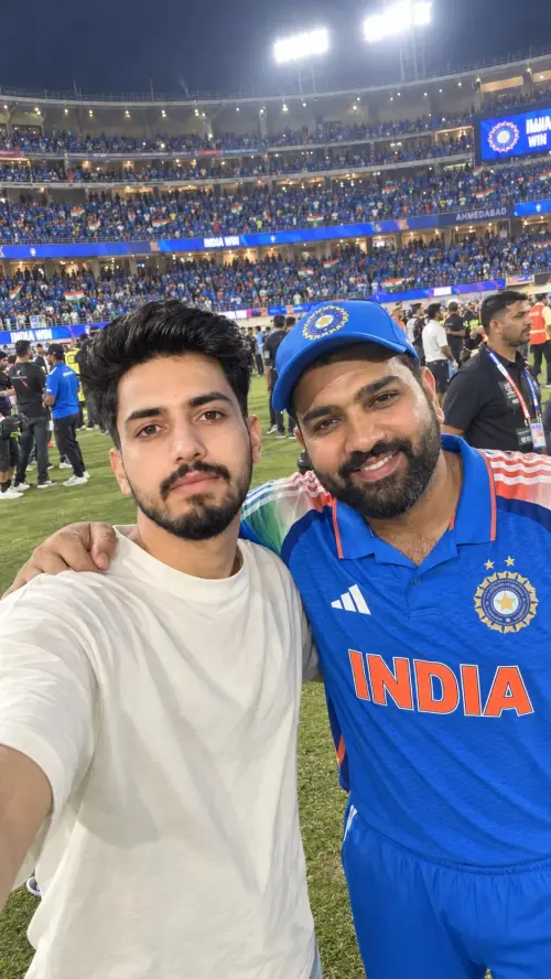 Selfie with Rohit Sharma — AI Photo Editing Prompt on Faymas