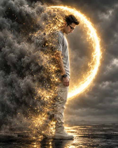 Echoes of a Fading Soul — AI Photo Editing Prompt on Faymas