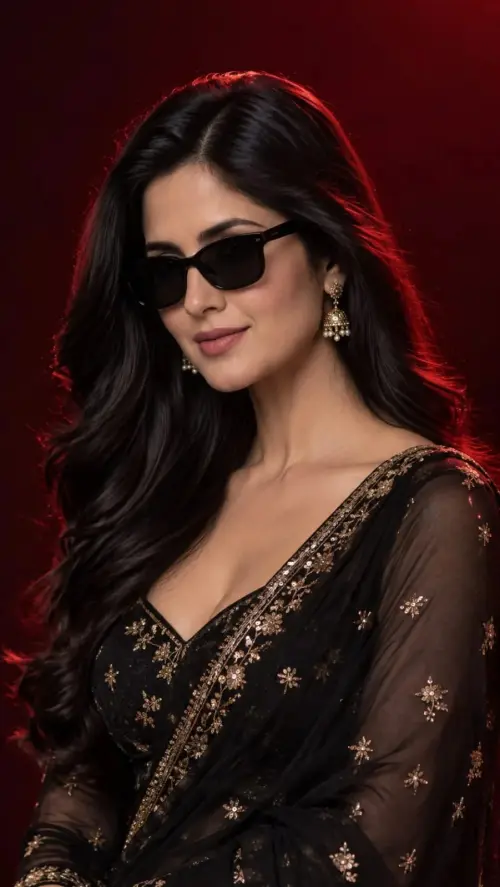Glamorous Black & Gold Elegance ❤️🖤 — AI Photo Editing Prompt on Faymas