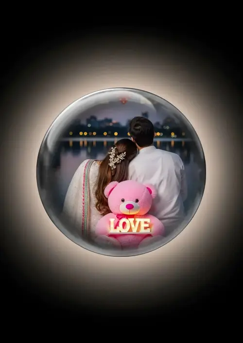 Romantic Crystal Ball Logo — AI Photo Editing Prompt on Faymas