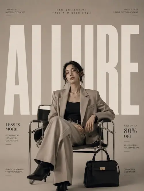 Quiet Luxury Editorial Fashion Portrait 🤎 — AI Photo Editing Prompt on Faymas