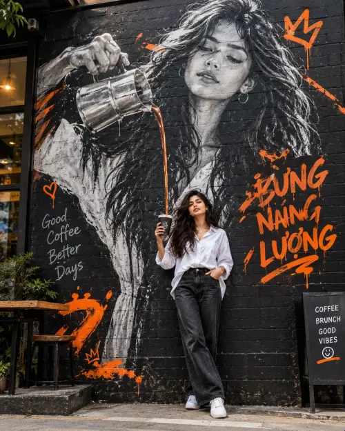 Turn Your Photos into "Yourself on the Wall — AI Photo Editing Prompt on Faymas