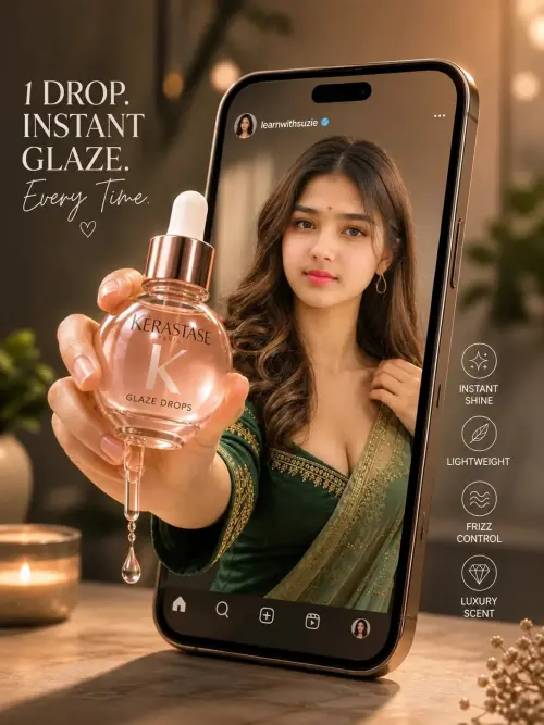 Drop. Instant Glaze. Every Time. — AI Photo Editing Prompt on Faymas