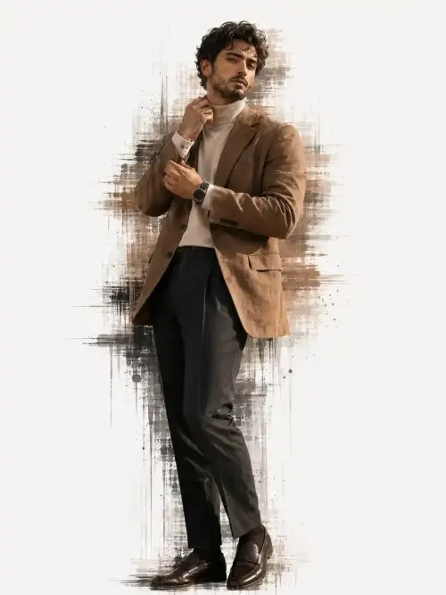 Artistic men — AI Photo Editing Prompt on Faymas