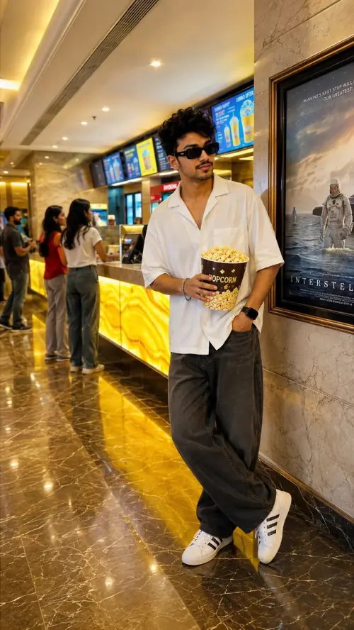 Cinema Popcorn Style Portrait — AI Photo Editing Prompt on Faymas