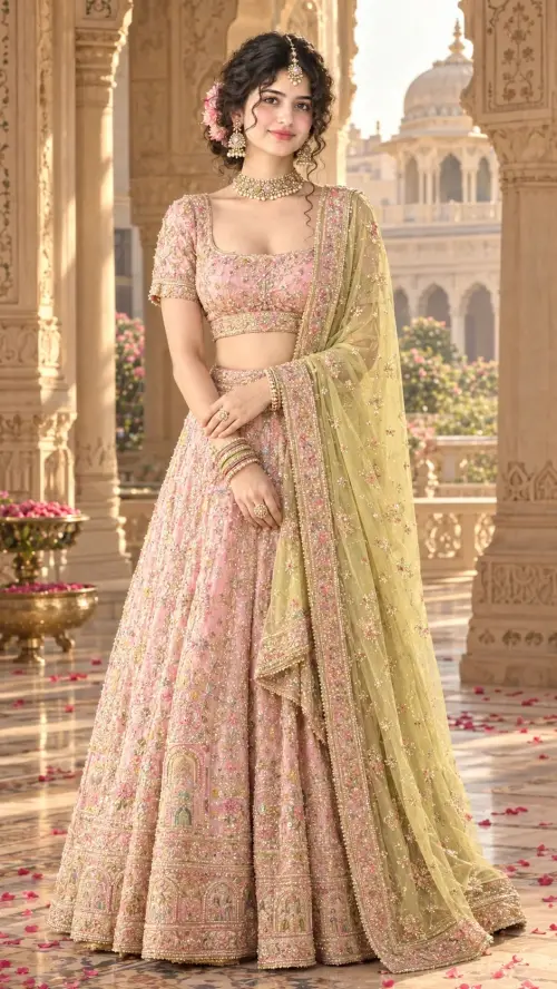 👑 Royal Bloom — A Palace Couture Portrait 🌸 — AI Photo Editing Prompt on Faymas