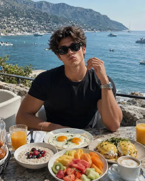 Ultra-Realistic Mediterranean Luxury Breakfast Editorial prompt. — AI Photo Editing Prompt on Faymas