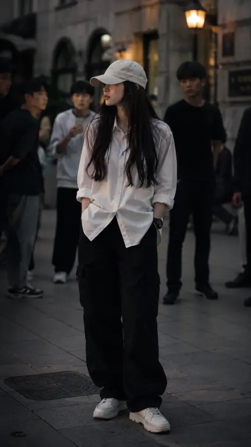 "Urban Tomboy Vibes " — AI Photo Editing Prompt on Faymas