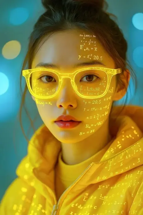 The Genius Code – Futuristic Science Portrait — AI Photo Editing Prompt on Faymas