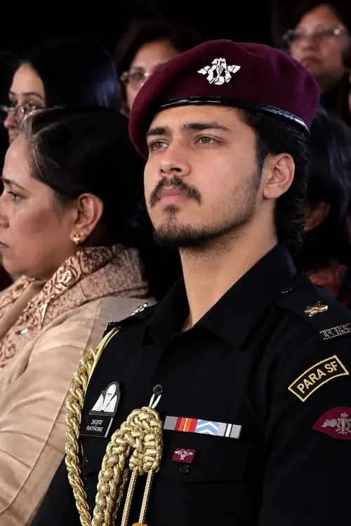 Para SF Officer — Formal Ceremony Portrait — AI Photo Editing Prompt on Faymas