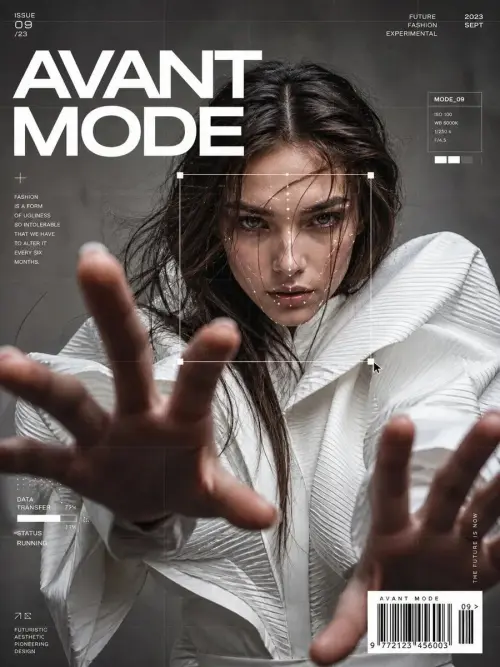 Ultra-Realistic Fashion Editorial Portrait of a Confident Woman in Avant-Garde — AI Photo Editing Prompt on Faymas