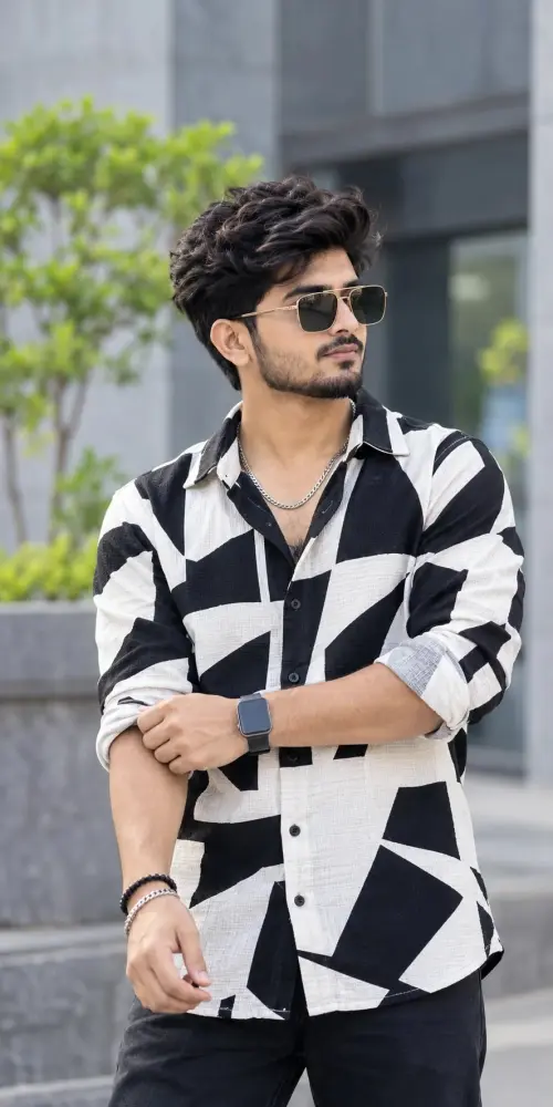 Stylish Boy Attitude Pose 😎🔥 | Men's Fashion Photography | Trending Instagram Look #shorts — AI Photo Editing Prompt on Faymas