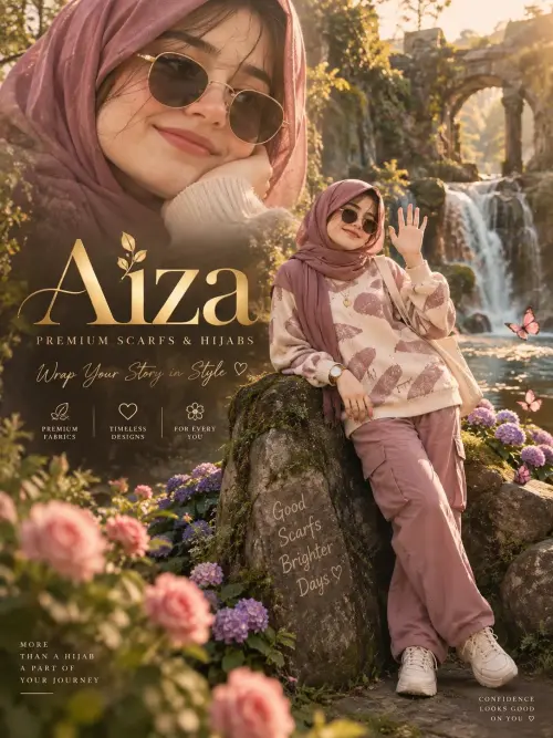 Wrap Your Story in Style ✨🌸 — AI Photo Editing Prompt on Faymas