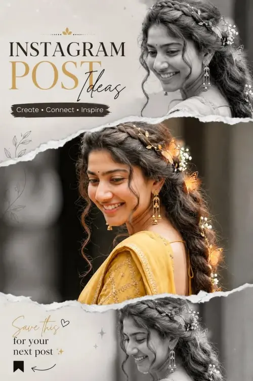 Instagram Post Ideas | Beautiful Traditional Indian Bridal Portrait ✨🌸 — AI Photo Editing Prompt on Faymas