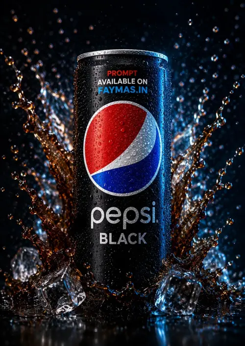 Hyper-Realistic Beverage Product Photography Prompt — AI Photo Editing Prompt on Faymas