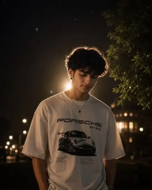 Cinematic Night Backlit Portrait — AI Photo Editing Prompt on Faymas
