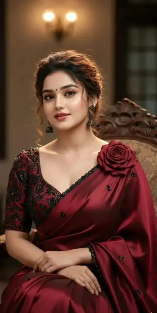 Cinematic, ultra-detailed portrait of a graceful South Asian woman — AI Photo Editing Prompt on Faymas